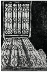 gravure noir et blanc plage famille estampe eau-forte aquatinte laurence de Saint Martin artiste yvelines estampes