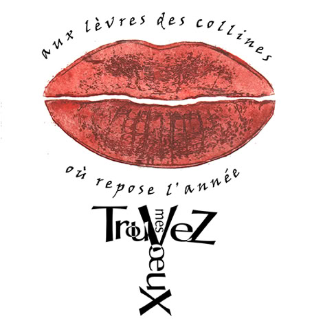 laurence de Saint Martin artiste affiche d&eacute;co peinture papier dessin po&eacute;sie encre st Voeux L&egrave;vres graffiti Antoine de Vial eau-forte couleur estampe cuivre papier