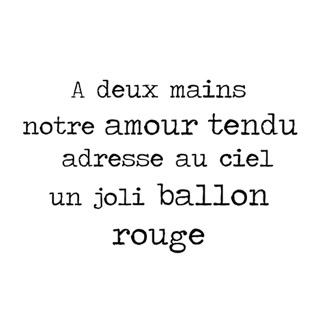 laurence de Saint Martin st artiste po&eacute;sie livre objet boite lumi&egrave;re ballon rouge
