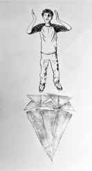 gravure noir et blanc plage famille estampe eau-forte aquatinte laurence de Saint Martin artiste yvelines estampes