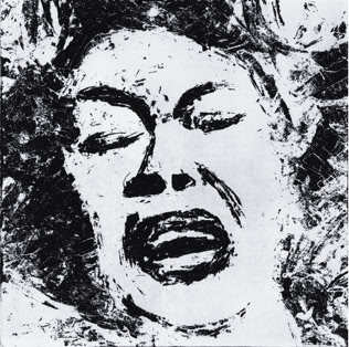 laurence de Saint Martin st artiste cri femme violences f&eacute;ministe patriarcat eau-forte estampe cuivre plaque